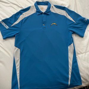 San Diego Chargers Polo Shirt, Size L